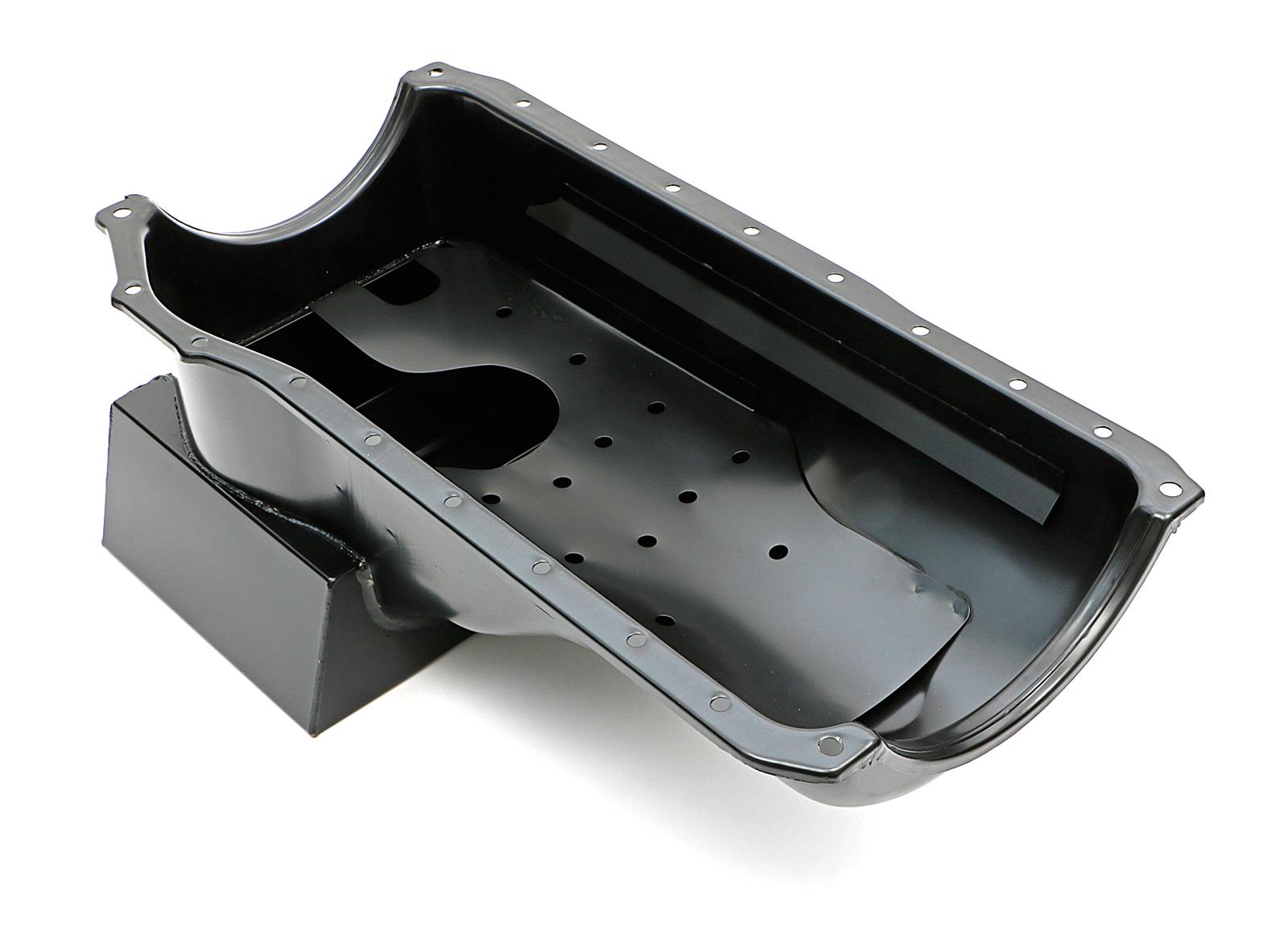 Trans-Dapt Performance Products Oil Pans 9306 BB FORD OIL PAN 1970-1982 351C, 351M, 400 8QT FRONT SUMP BLACK thumbnail 2