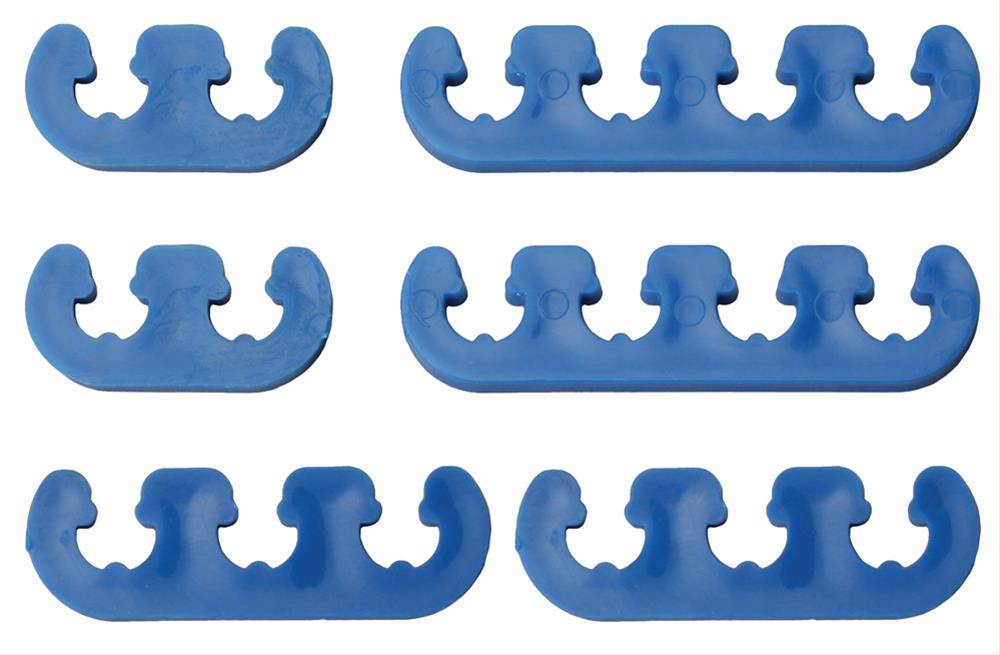 Trans-Dapt Performance Products Ignition Wire Looms and Separators 9368 Deluxe Dividers, with Blue