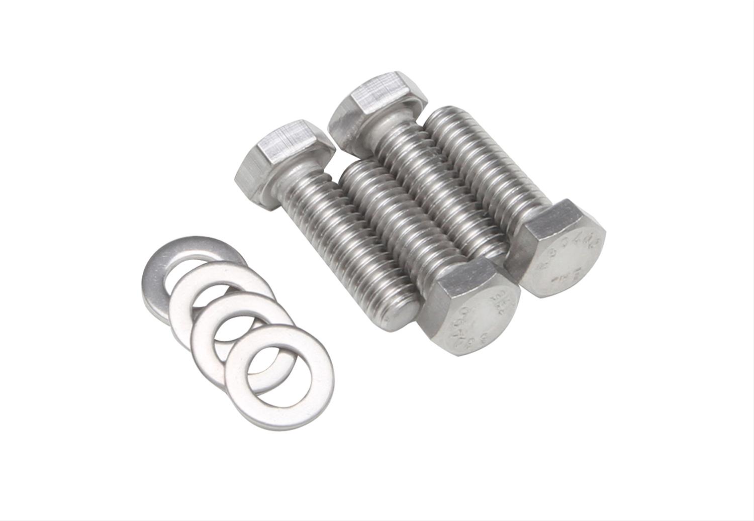 Trans-Dapt Performance Chrome Valve Cover Bolts 9423 chrome plated hex head 5/16-18x1"