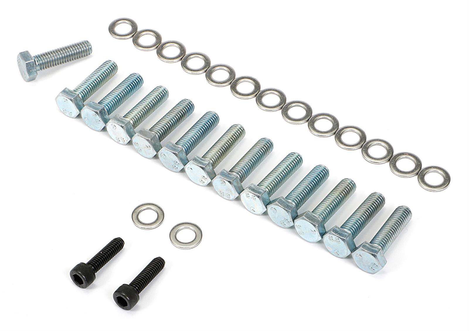 Trans-Dapt Performance Products Oil Pan Fasteners 9470 Bolt Set, Bolt Set For LS Aluminum