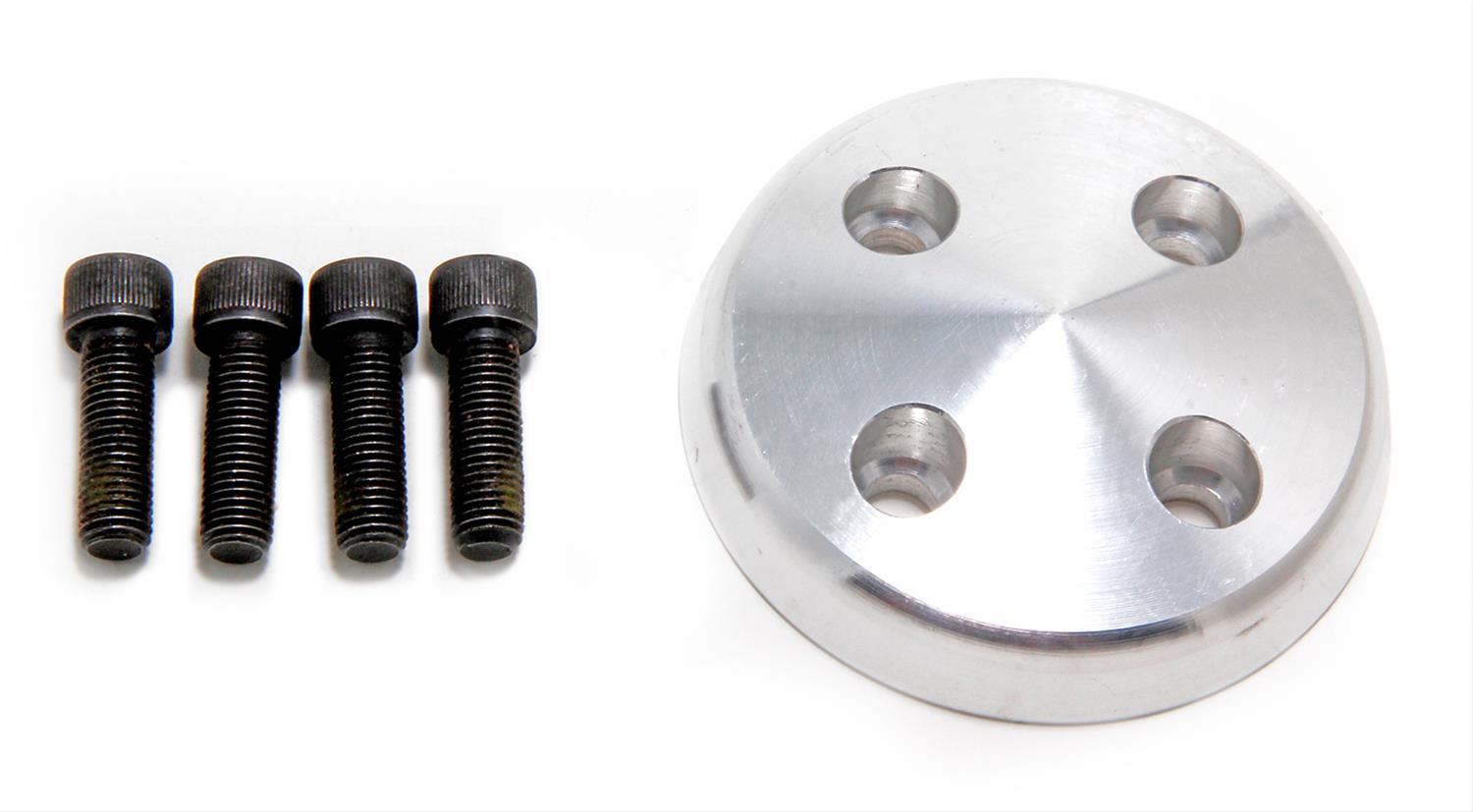 Trans-Dapt Performance Machined Aluminum Water Pump Pulley Nose Cones 9488 Chevy Short