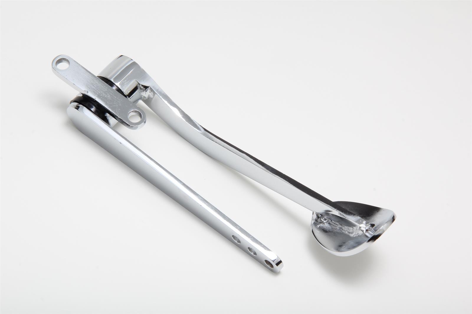 Trans-Dapt Performance Gas Pedals 9507 Pedal Pad-Accelerator; Chrome Firewall Pedal