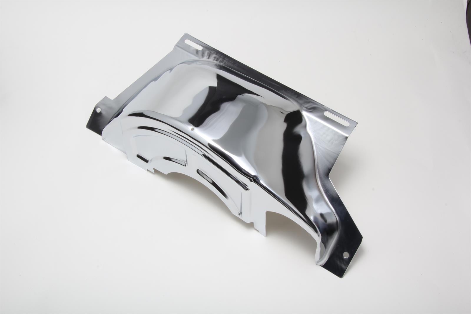 Trans-Dapt Performance Flexplate Dust Covers 9589 Cover, Cover, Steel, Chrome, GM, 700R4, Four Bolt Hole Mounting, Each thumbnail 2