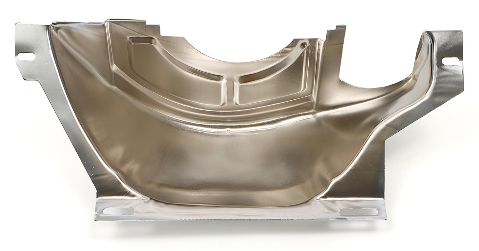 Trans-Dapt Performance Flexplate Dust Covers 9589 Cover, Cover, Steel, Chrome, GM, 700R4, Four Bolt Hole Mounting, Each thumbnail 3