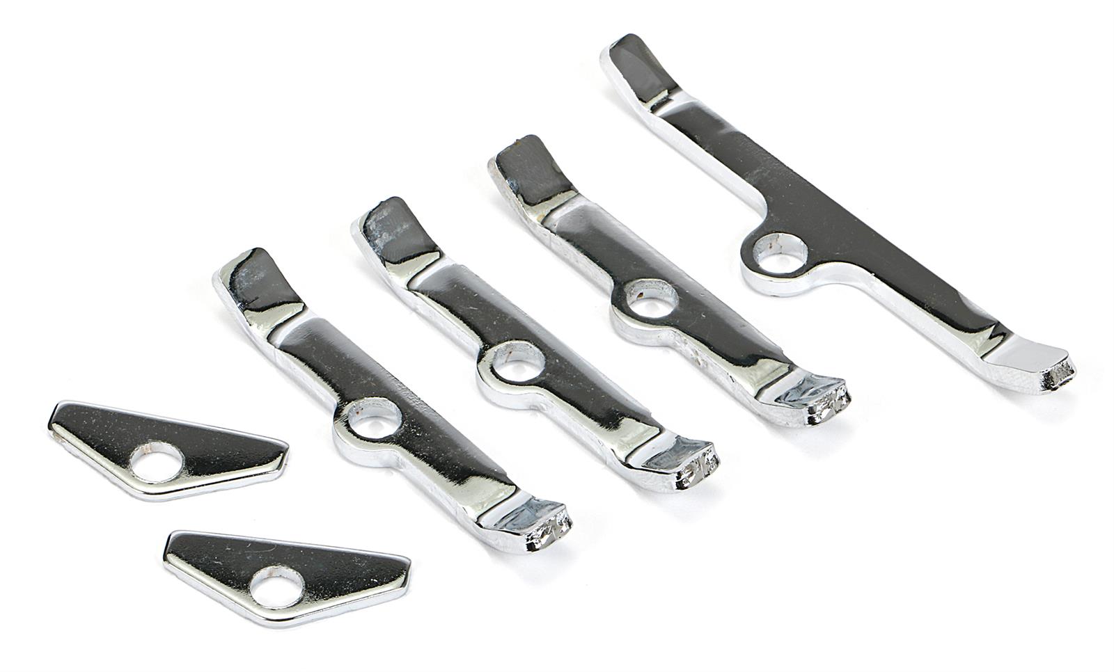 Trans-Dapt Performance Chrome Valve Cover Spreader Bars 9642 SBF set of 6