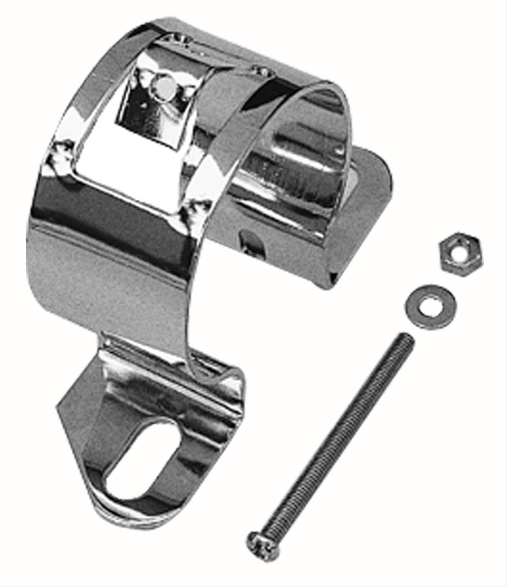 Trans-Dapt Performance Chrome Ignition Coil Brackets 9648 Bracket, Steel, Chrome, Canister-Style, Universal, Each thumbnail 2