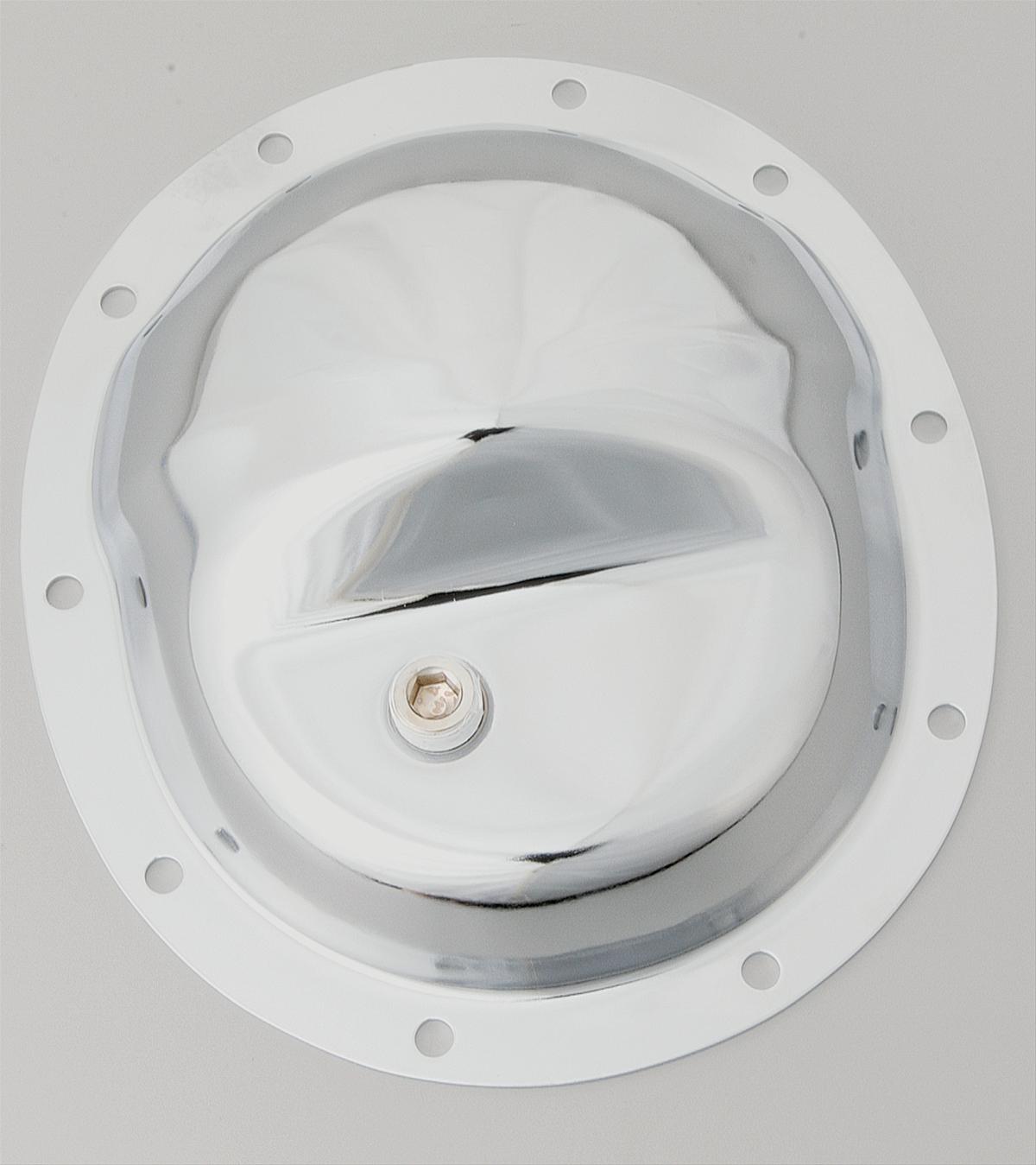 Trans-Dapt Performance Chrome 10 Bolt Dana 35 Differential Cover 9711 Cover, Steel, Chrome, 35, Each