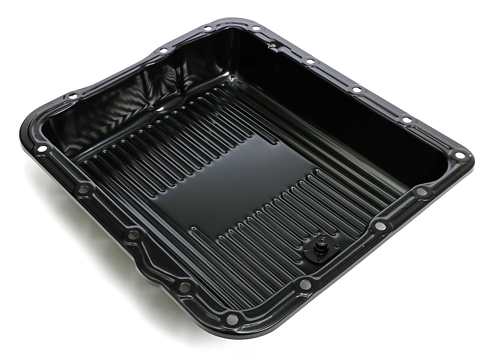Trans-Dapt Performance Transmission Pans 9746 Pan, Stock, Steel, Black, GM, 700R4, 4L60, 4L60E, 4L65E, Each