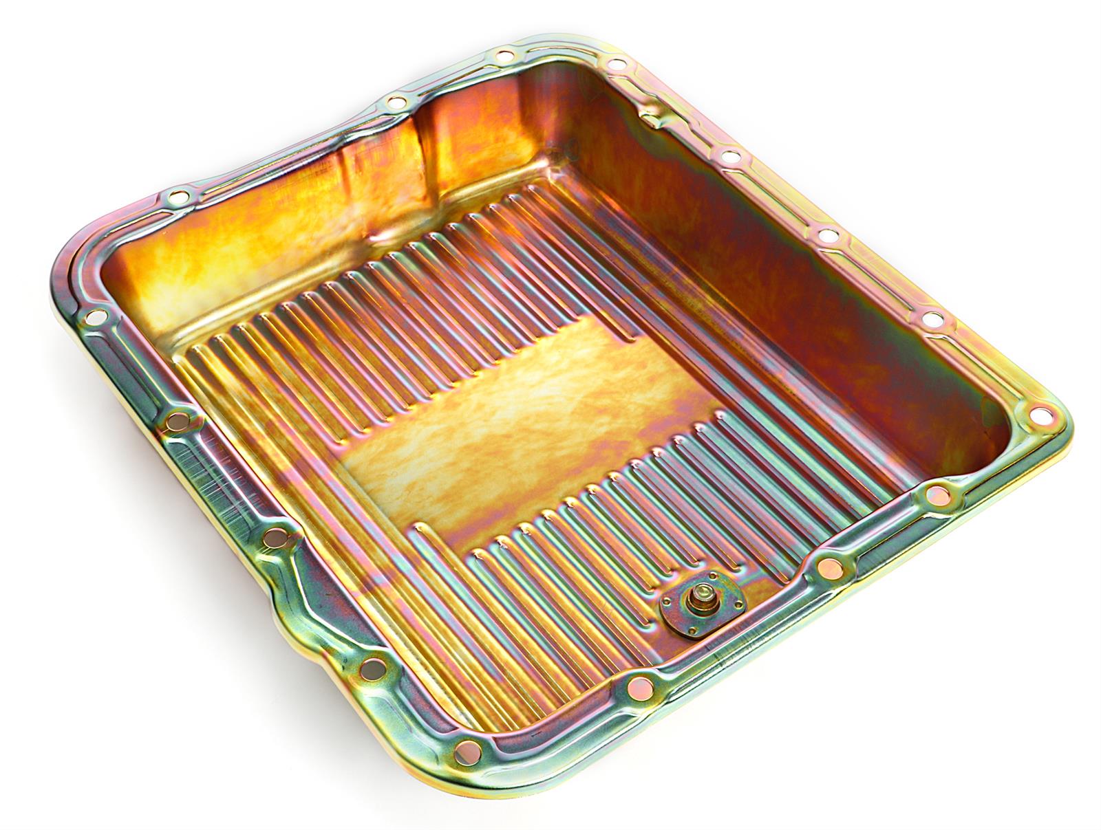 Trans-Dapt Performance Transmission Pans 9747 Pan, Stock, Steel, Zinc Plated, GM, 700R4, 4L60, 4L60E, 4L65E, Each
