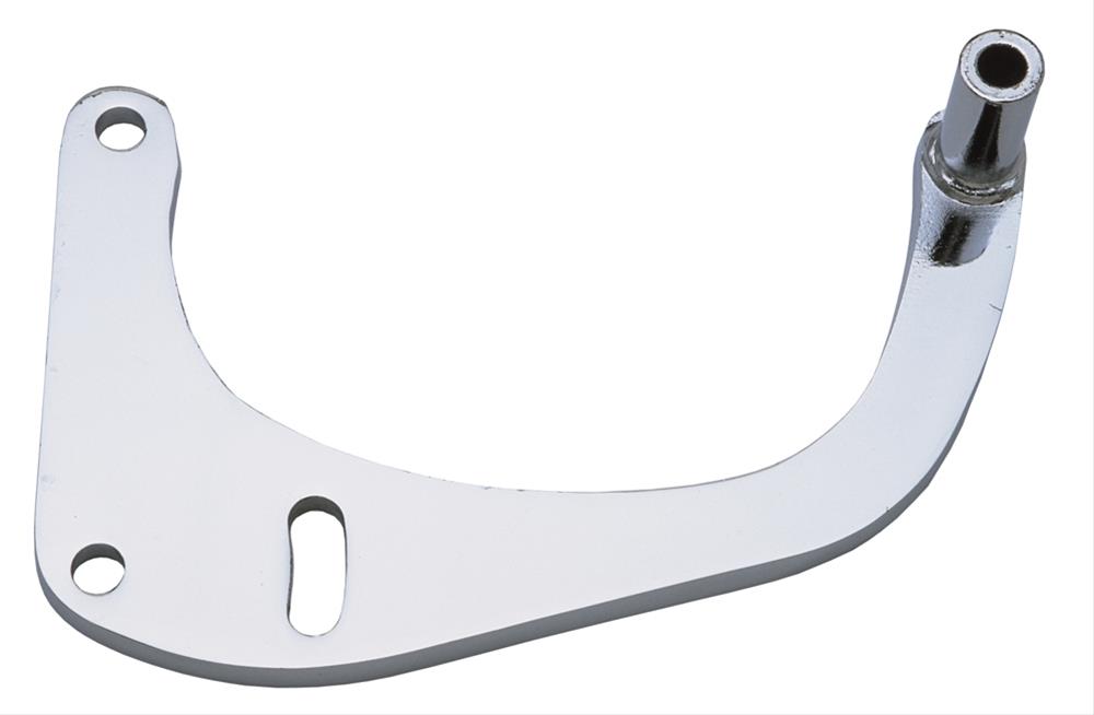Trans-Dapt Performance Steel Alternator Brackets 9758 Bracket, Steel, Chrome, Front Cover Mount, Short Water Pump, Chevy, Small Block, Each