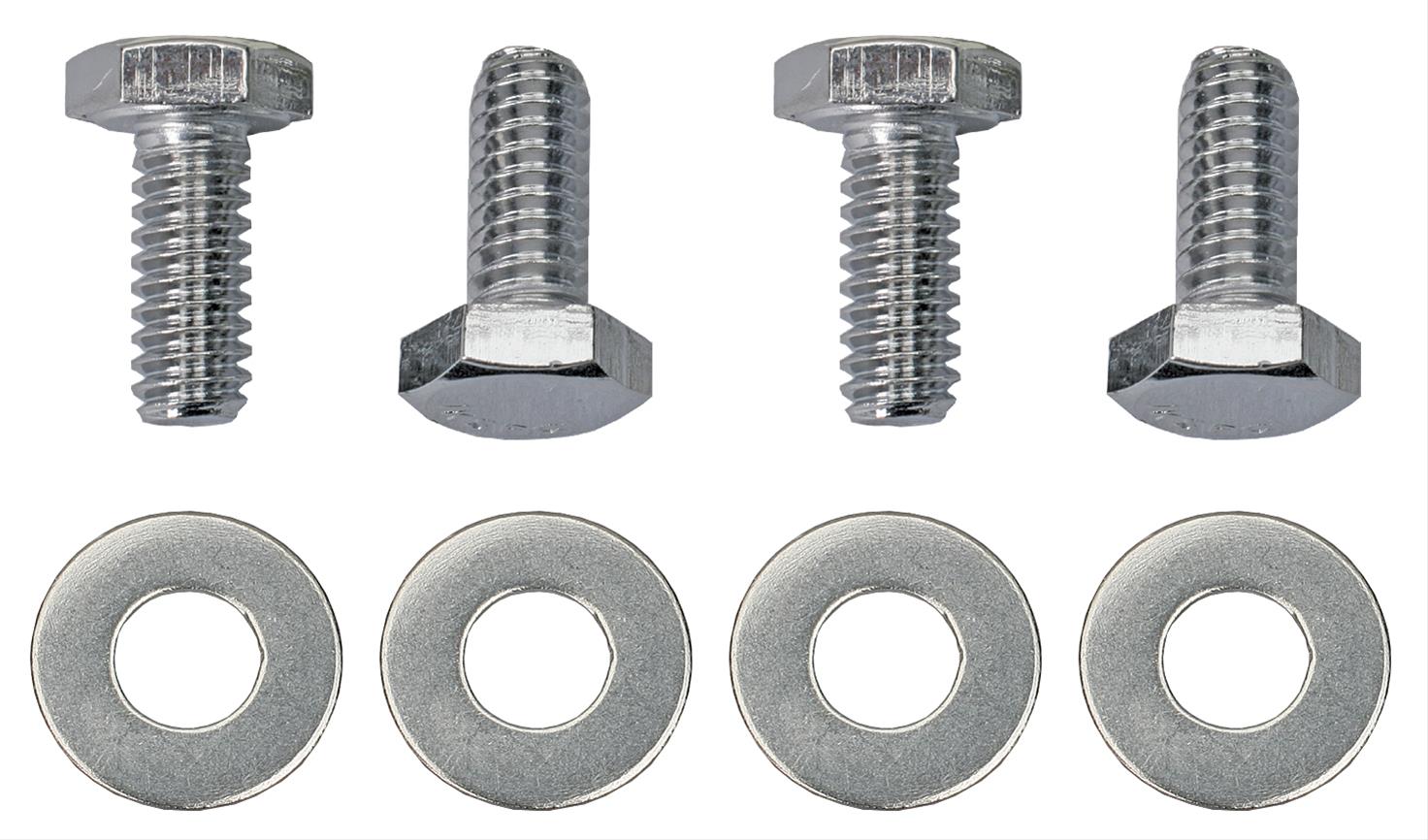 Trans-Dapt Performance Chrome Valve Cover Bolts 9784 chrome plated hex head 5/16-18x3/4"