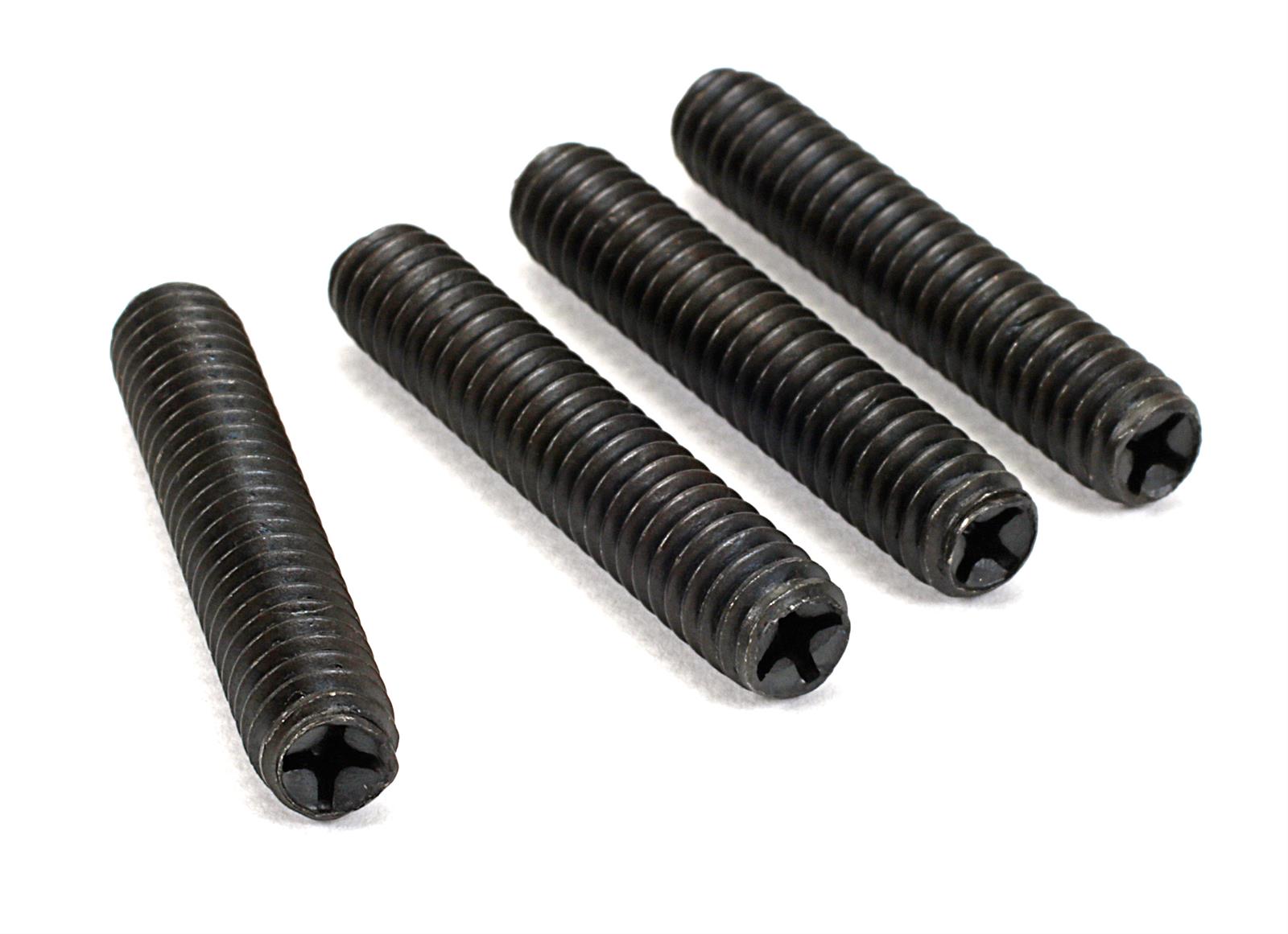 Trans-Dapt Performance Chrome Valve Cover Bolts 9814 Replacement Studs 1/4-20 x 1" set of 4