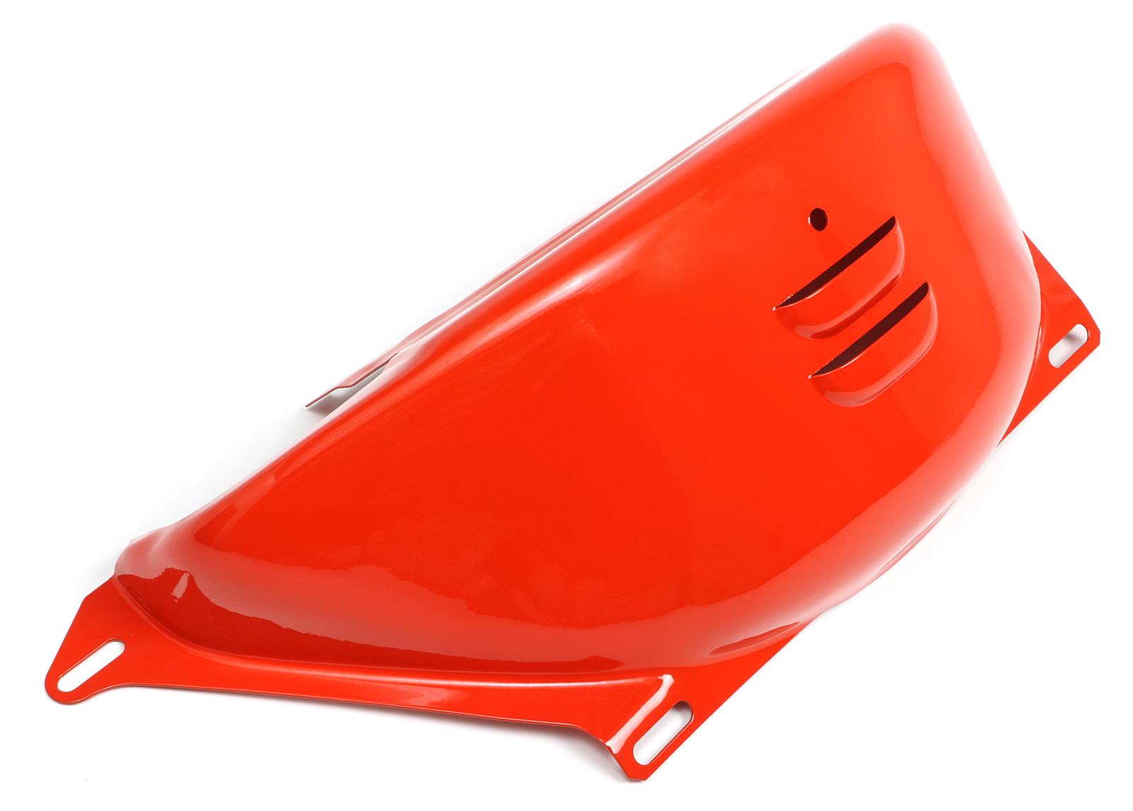 Trans-Dapt Performance Flexplate Dust Covers 9892 Cover, Cover, Steel, Orange Powdercoated, GM, TH350, TH400, Each thumbnail 2