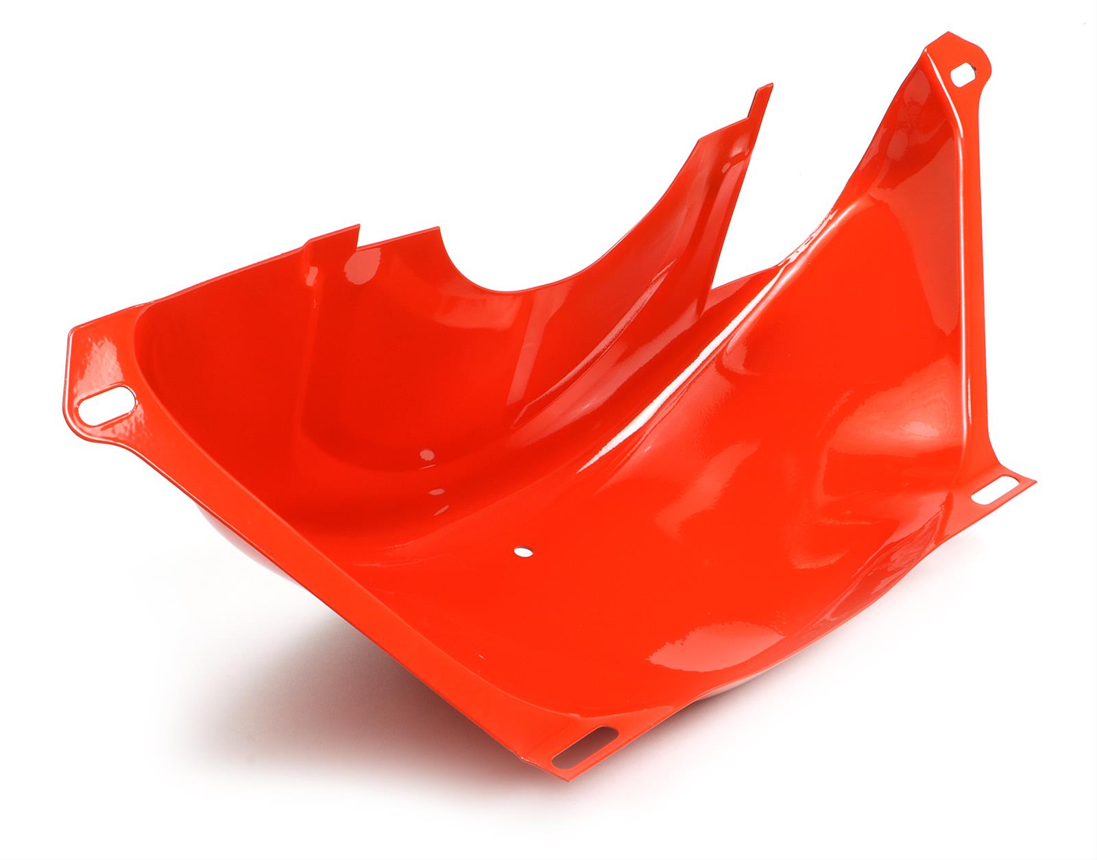Trans-Dapt Performance Flexplate Dust Covers 9895 Cover, Cover, Steel, Orange Powdercoated, GM, 700R4, Each