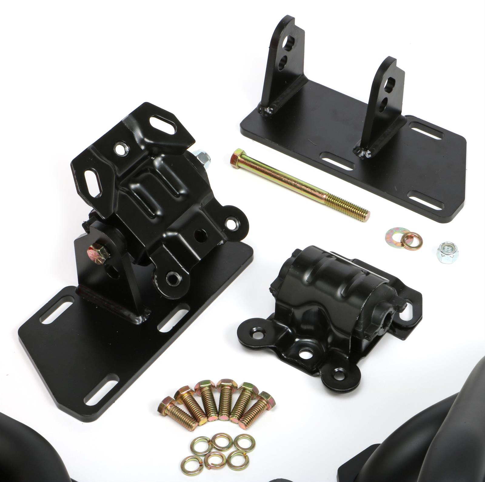 Trans-Dapt Performance Swap-In-A-Box Complete Engine Swap Kits 99084 Kit, Headers, Steel, Black Ceramic Coated, Motor Mounts, Oil Pan, Pickup, Gaskets, Hardware, Chevy, Small Block, Kit