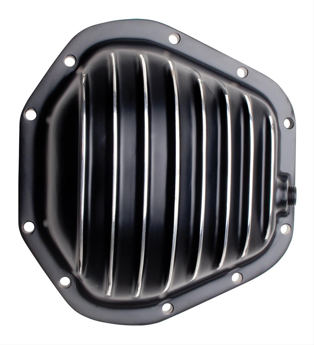 Trans-Dapt Performance Finned Aluminum 10 Bolt Dana 60 Differential Cover 9935 Cover, Aluminum, Black Powdercoated/Polished, Dana, 60, Kit