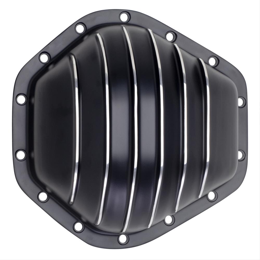 Trans-Dapt Performance Finned Aluminum 14 Bolt GM 10.5 Inch Differential Cover 9939 Cover, Aluminum, Black Powdercoated/Polished, GM, in., Kit thumbnail 2