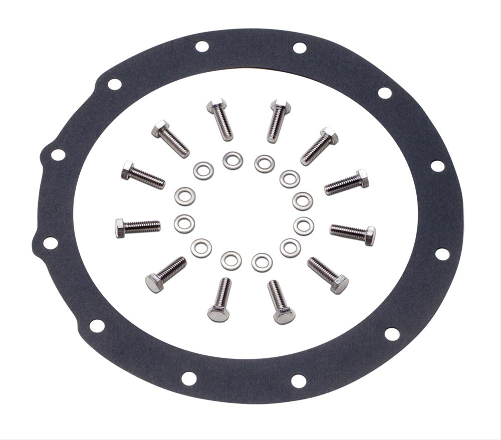 Trans-Dapt Performance Aluminum 12 Bolt AMC Model 20 Differential Cover 9945 Cover, 12-bolt, Aluminum, Black Powdercoated, Gasket, Bolts, 20, Kit thumbnail 2