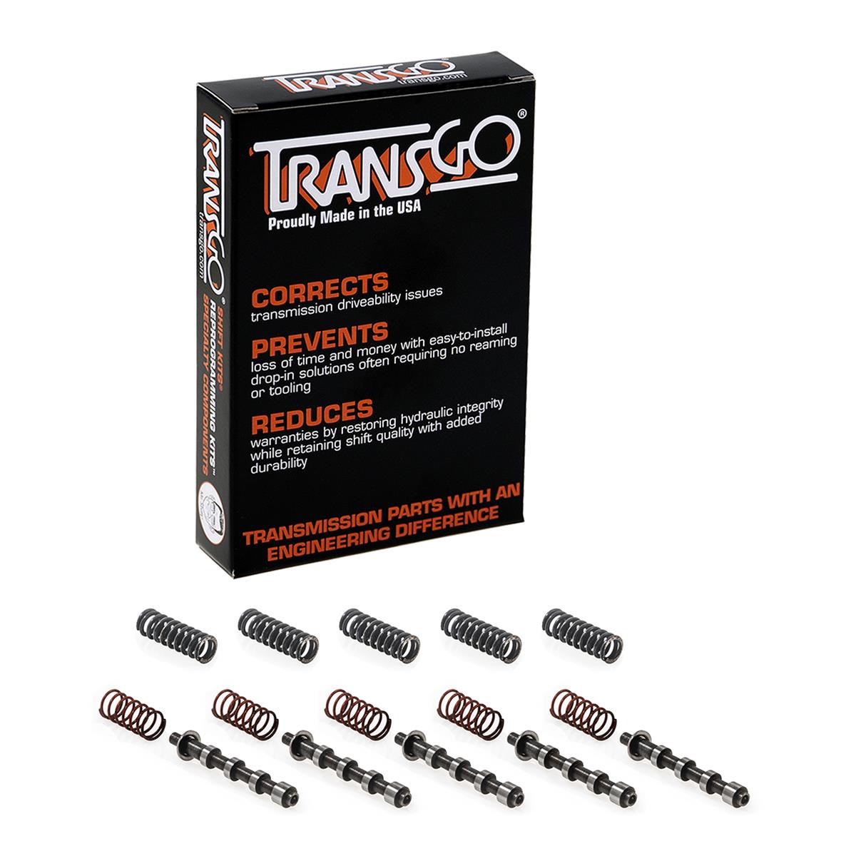 TransGo Automatic Transmission Pressure Regulator Valves 4T40E-PR5 Specialty Components, 4T40E Valve and Bore Repair Refill Kit (tool not included)
