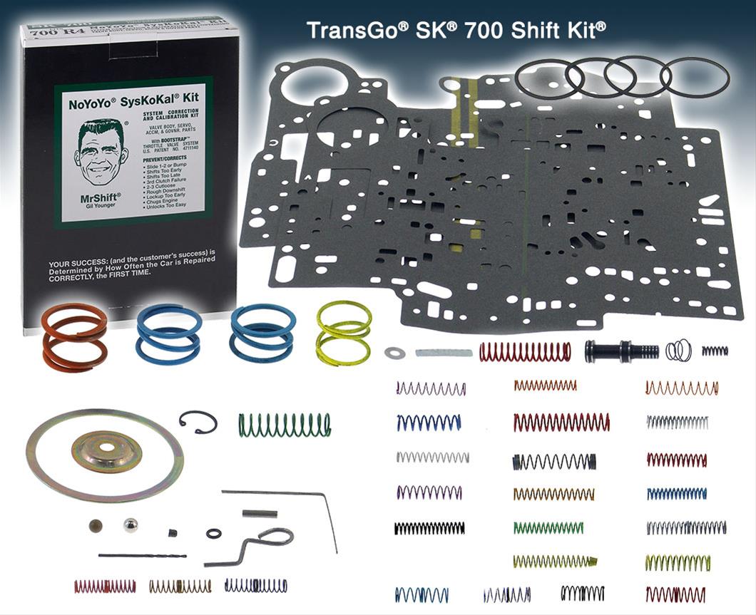 GM SK 700-JR TransGo Transmission Shift Kit 85-Up 700 Junior JR 700R4 74167T
