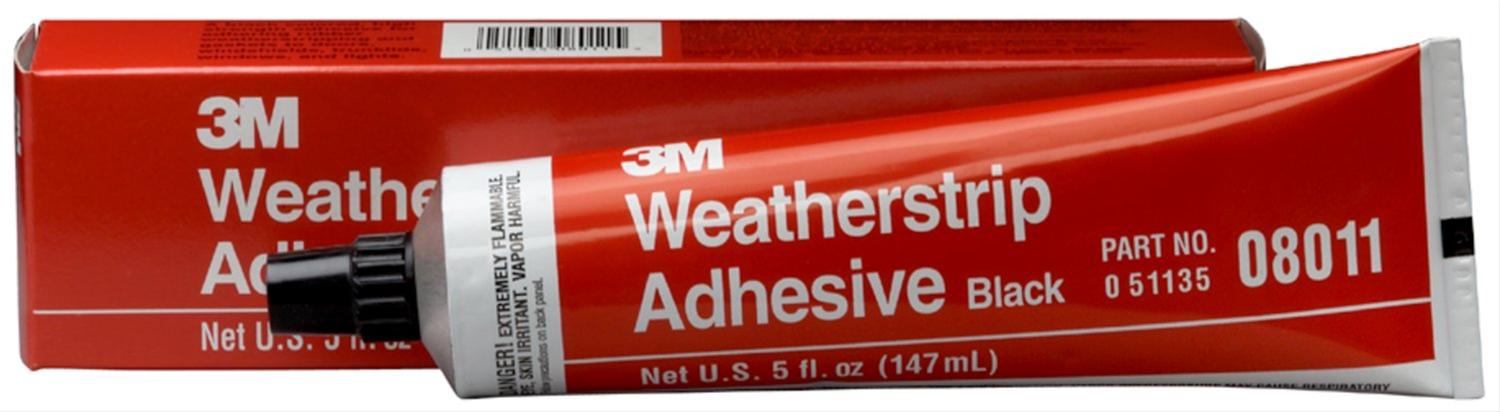 3M 08011 3M Products Black Weatherstrip Adhesive