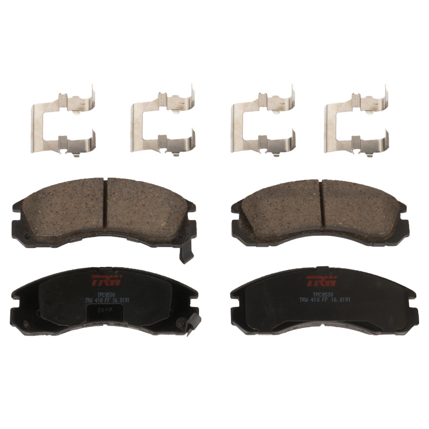 TRW Automotive TPC0530 TRW Premium Ceramic Disc Brake Pads Summit Racing