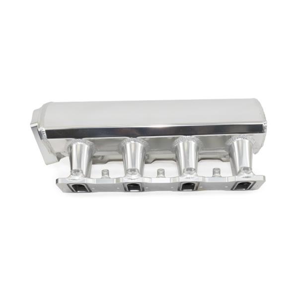 Top Street Performance Velocity Fabricated Aluminum Angled Low-Profile Sheet Metal Intake Manifolds 81001CA Manifold, Fuel Injected, Cathedral Port, 102mm Bore Size, 7 Degree Throttle Body Flange, Aluminum, Clear Anodized, Chevy, LS1, LS2, LS6, Each thumbnail 2