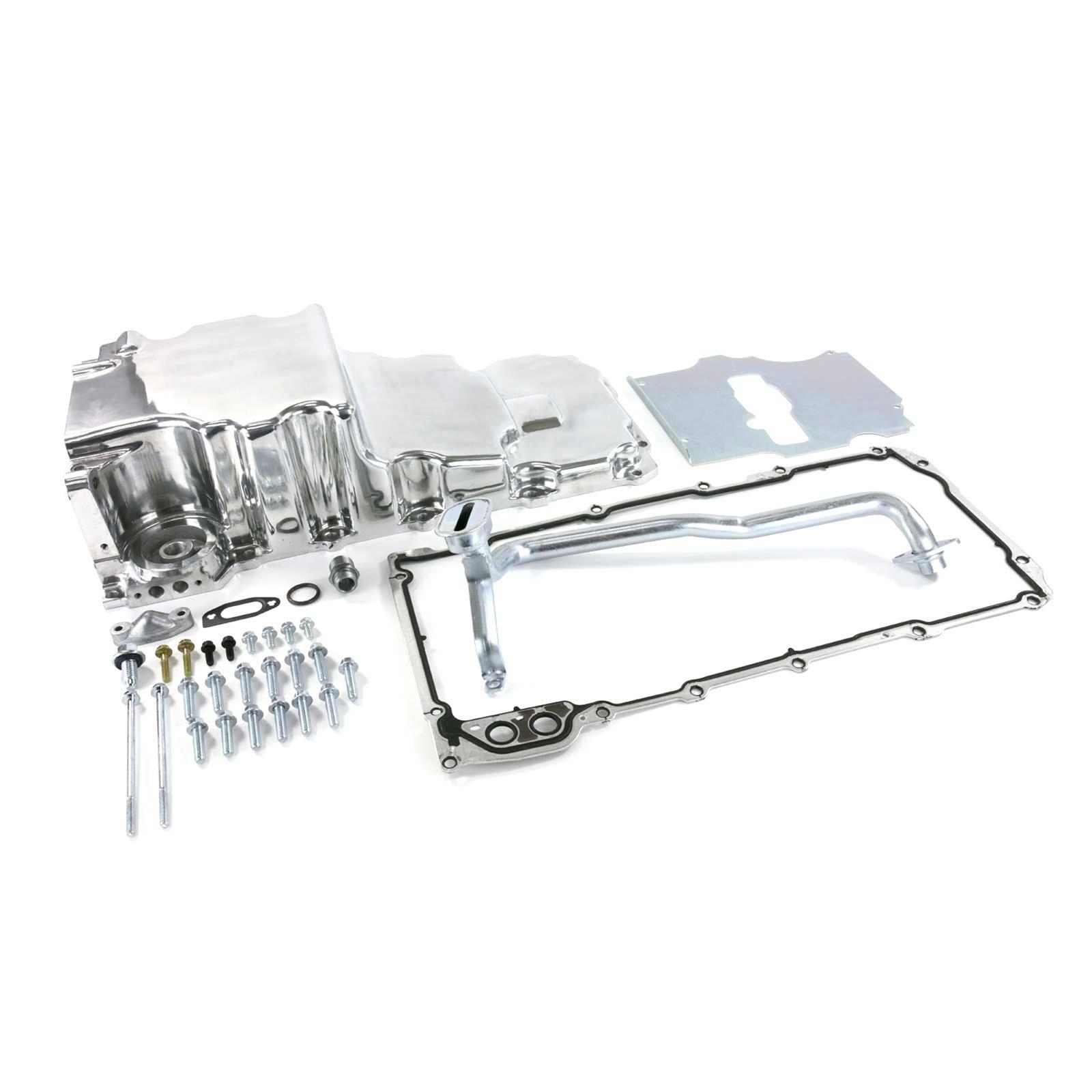 Top Street Performance Oil Pans 81073P LSX LOW PROFILE RETRO FIT OIL PAN, POLISHED