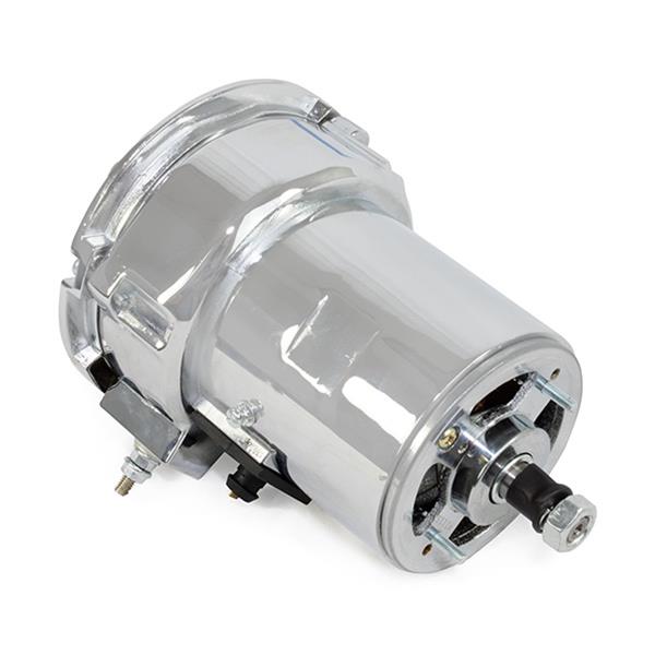 Top Street Performance Alternators ES1050C ALTERNATOR - VW BEETLE & MINI BUS TYPE II 1.6L & MELROSE SPRAYERS W/1.6L ENGINE, 55 AMP, CHROME thumbnail 2