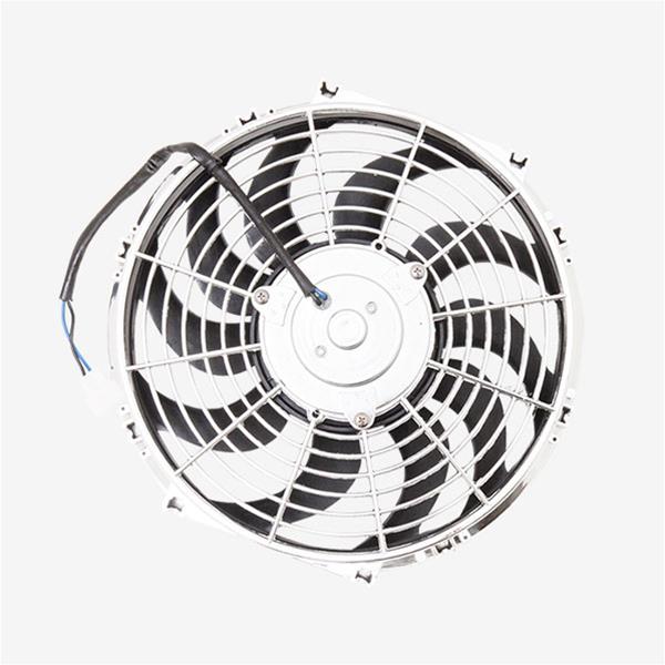 Top Street Performance Fans, Electric HC6103C 12" UNIVERSAL ELECTRIC COOLING FAN, S-BLADE, CHROME