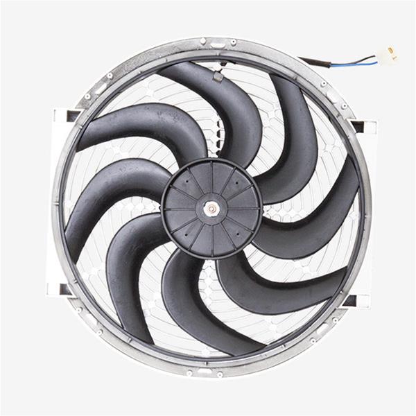 Top Street Performance Fans, Electric HC6104C 14" UNIVERSAL ELECTRIC COOLING FAN, S-BLADE, CHROME thumbnail 4