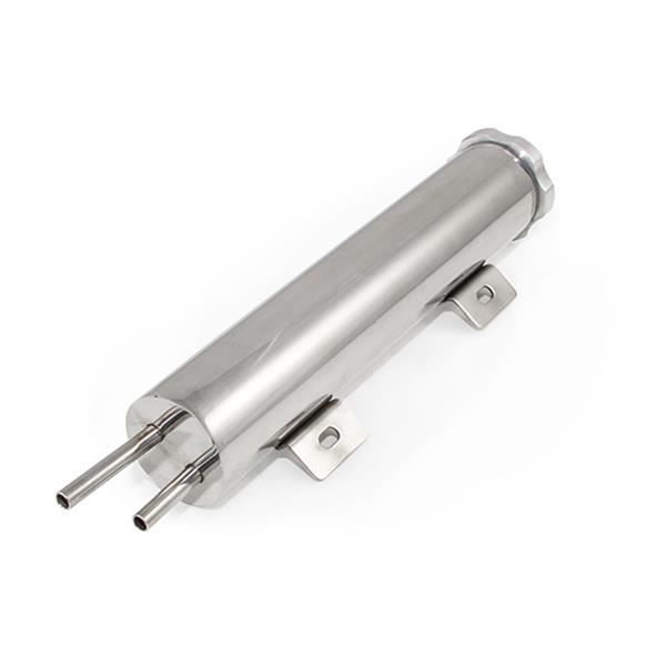 Top Street Performance Stainless Steel Overflow Tanks HC6321 Tank, 14 oz., Cylindrical, Steel, Natural, Recirculating, 2 in. Diameter, 10 in. Length, Each