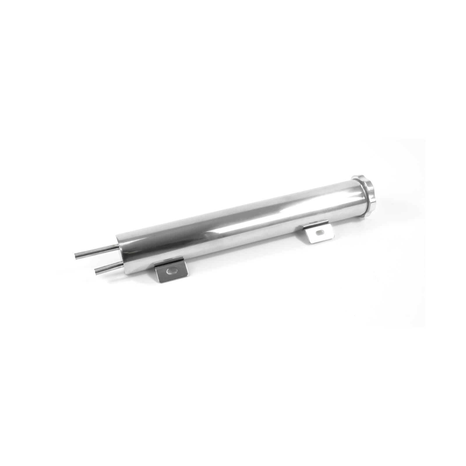 Top Street Performance Stainless Steel Overflow Tanks HC6322 Tank, 18 oz., Cylindrical, Steel, Natural, Recirculating, 2 in. Diameter, 13 in. Length, Each