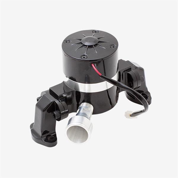Top Street Performance Water Pumps, Electrical HC8010BK ALUMINUM ELECTRIC WATER PUMP - CHEVY SB, 35 GPM, BLACK