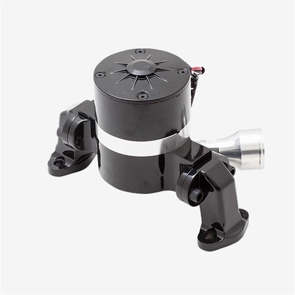 Top Street Performance Water Pumps, Electrical HC8010BK ALUMINUM ELECTRIC WATER PUMP - CHEVY SB, 35 GPM, BLACK thumbnail 2