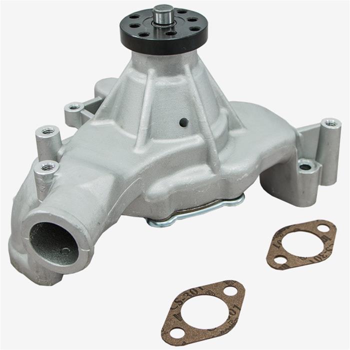 Top Street Performance High-Flow Mechanical Water Pumps HC8022 Pump, Mechanical, Long, High-Volume, Clockwise, Aluminum, Satin, Chevy, Big Block, Each