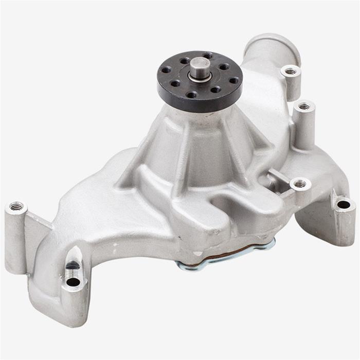 Top Street Performance High-Flow Mechanical Water Pumps HC8022 Pump, Mechanical, Long, High-Volume, Clockwise, Aluminum, Satin, Chevy, Big Block, Each thumbnail 2