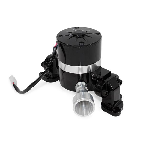 Top Street Performance Water Pumps, Electrical HC8030BK ALUMINUM ELECTRIC WATER PUMP - FORD SB 289/302/351W, 35 GPM, INCLUDE BACKPLATE, BLACK