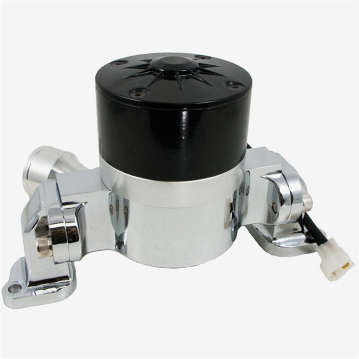 Top Street Performance High-Flow Electric Water Pumps HC8031C Pump, Electric, 35 gpm, Aluminum, Chrome, Ford, Each