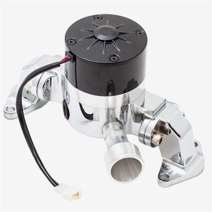 Top Street Performance Water Pumps, Electrical HC8040C ALUMINUM ELECTRIC WATER PUMP - FORD BB 429/460, 35 GPM, INCLUDE BACKPLATE, CHROME