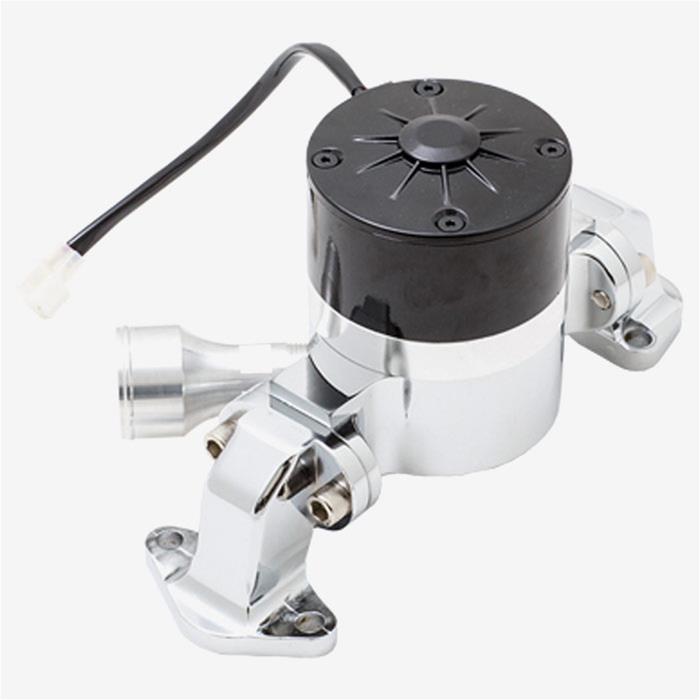 Top Street Performance Water Pumps, Electrical HC8040C ALUMINUM ELECTRIC WATER PUMP - FORD BB 429/460, 35 GPM, INCLUDE BACKPLATE, CHROME thumbnail 2