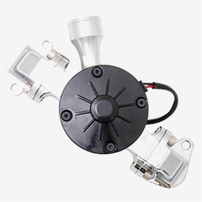 Top Street Performance Water Pumps, Electrical HC8040C ALUMINUM ELECTRIC WATER PUMP - FORD BB 429/460, 35 GPM, INCLUDE BACKPLATE, CHROME thumbnail 3