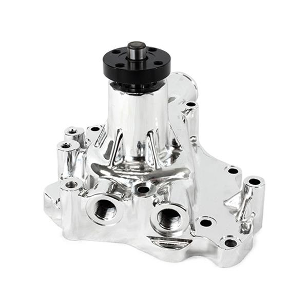Top Street Performance High-Flow Mechanical Water Pumps HC8051C ALUMINUM MECHANICAL WATER PUMP - FORD 351C/351M/400, CHROME thumbnail 2