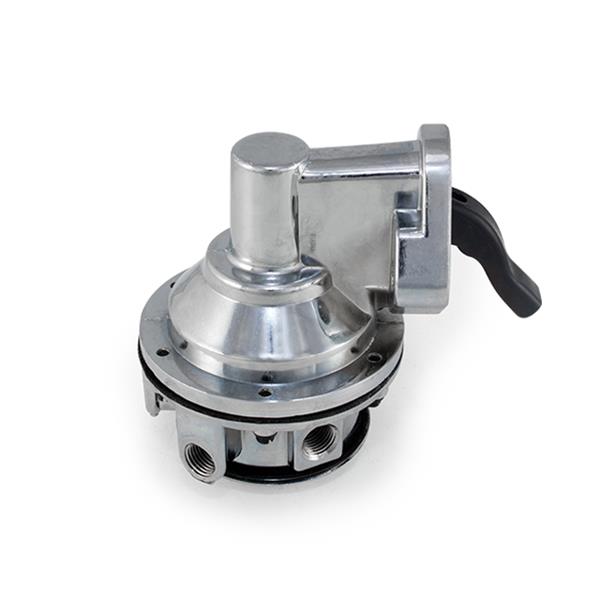 Top Street Performance Mechanical Fuel Pumps JM1003C Pump, Mechanical, 80 gph, 6 psi, Chrome Finish, Chevy, Small Block V8, Each