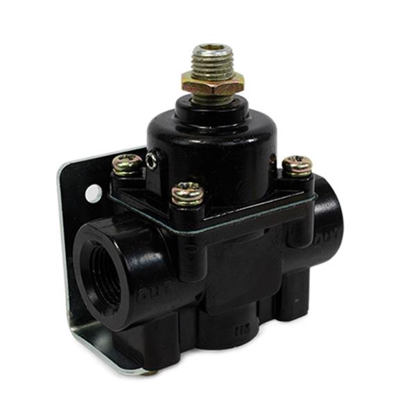 Top Street Performance Fuel Pressure Regulators JM1056BK Regulator, 4.5-9 psi, Aluminum, Black, Universal, Each