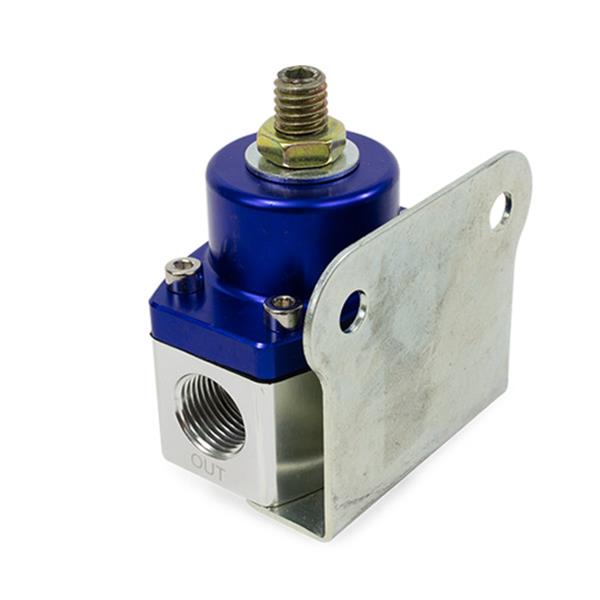 Top Street Performance Billet Aluminum Fuel Pressure Regulators JM1057BL Regulator, 5-12 psi, Aluminum, Blue Anodized, Universal, Each thumbnail 2