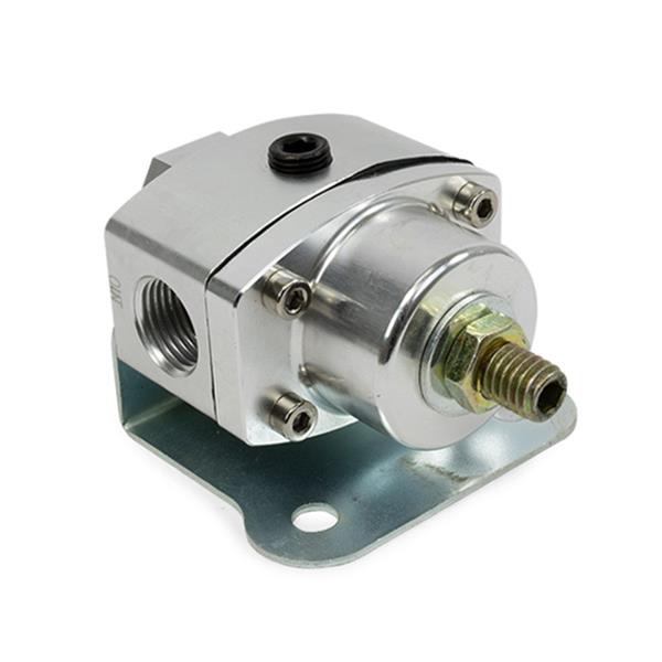 Top Street Performance Billet Aluminum Fuel Pressure Regulators JM1057CA Regulator, 5-12 psi, Aluminum, Clear Anodized, Universal, Each thumbnail 2