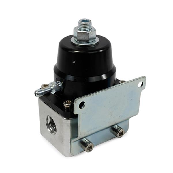 Top Street Performance Billet Aluminum Fuel Pressure Regulators JM1059BK Regulator, 40-75 psi, Aluminum, Black/Clear Anodized, Universal, Each thumbnail 2