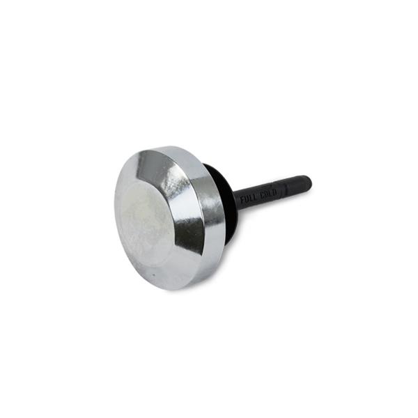 Top Street Performance Power Steering Reservoir Caps JM2002C Cap, Saginaw P Series, Chrome, With Dipstick, Each