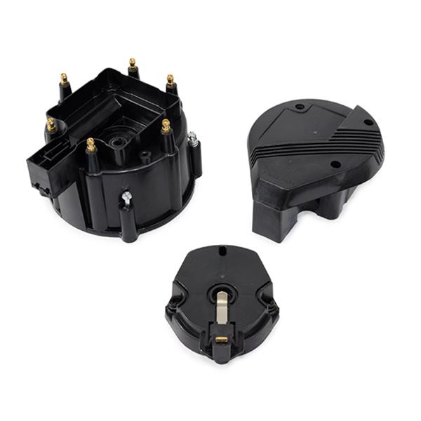 Top Street Performance Distributor Cap and Rotor Kits JM6952BK HEI DISTRIBUTOR CAP & ROTOR KIT - SUPER CAP, COIL COVER, ROTOR, V6/I6 ENGINE, RED